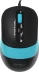 A4Tech Fstyler FM10, проводная, 1600dpi, черный/синий