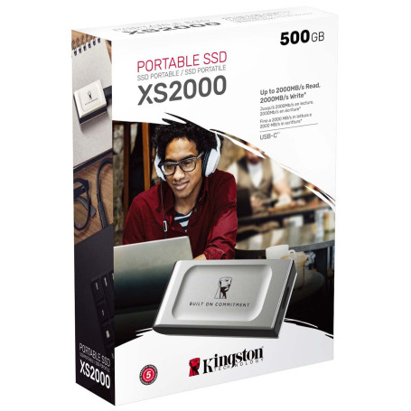 Kingston XS2000 2TB External USB 3.2 Gen2x2 2000/2000 SXS2000/2000GA