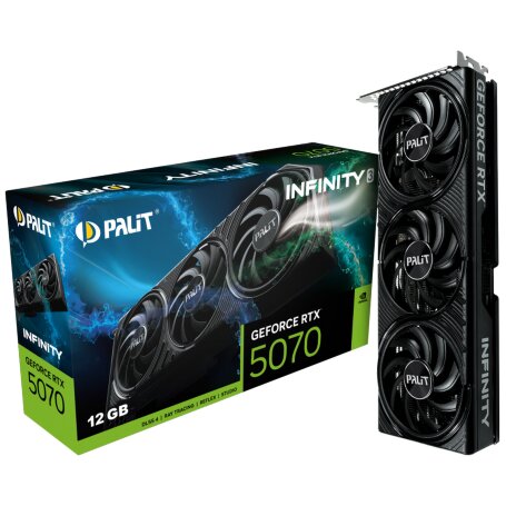 Palit NVIDIA GeForce RTX 5070 INFINITY 3 12GB (NE75070019K9-GB2050S)