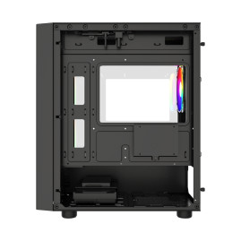 Powercase Mistral Micro EM20, mATX, 3x120mm FRGB, Black, CMMEM20B-L3