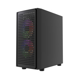 Powercase Mistral Micro EM20, mATX, 3x120mm FRGB, Black, CMMEM20B-L3