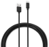 Кабель Buro USB-USB Type-C, 1.2м, черный (USB-TC-1.2B2A)