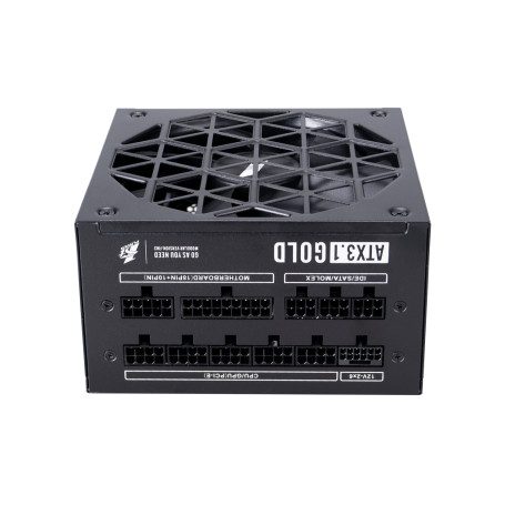 1STPLAYER ACK GOLD 750W, ATX 3.1, 80 PLUS Gold, PCIe 5.1, Black, HA-750BA2-BK