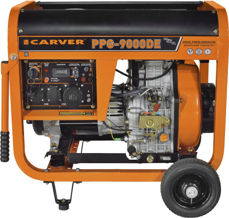 Генератор Carver PPG- 9000DE 7.5кВт
