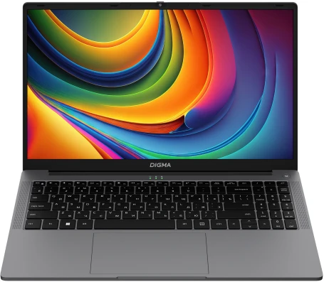 Ноутбук Digma EVE i5980 Core M3 8100Y 16Gb SSD512Gb Intel UHD Graphics 615 15.6" IPS FHD (1920x1080) Windows 11 Pro grey WiFi BT Cam 5000mAh (DN15CM-ADXW01)