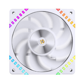 Вентилятор JONSBO HF2-120WR 120х120х25мм REVERSE (60шт/кор, PWM, ARGB LED, 800-2200об/мин, белый) Retail