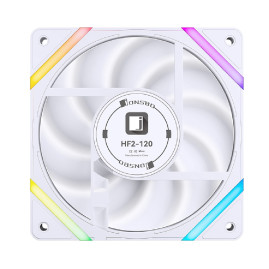 Вентилятор JONSBO HF2-120WR 120х120х25мм REVERSE (60шт/кор, PWM, ARGB LED, 800-2200об/мин, белый) Retail