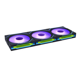 Комплект вентиляторов (3шт.) Lian Li UNI FAN SL-INF WIRELESS 120 / 12SLIN1W3B BLACK / 120x122,1x25мм (PWM, ARGB, 2300 об/мин (Max.), 29,2dBa) / G99.12SLIN1W3B.R0