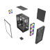 Powercase Mistral Micro EM21, mATX, 4x120mm FRGB, Black, CMMEM21B-L4