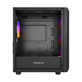 Powercase Mistral Micro EM22, mATX, 4x120mm FRGB, Black, CMMEM22B-L4