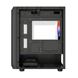 Powercase Mistral Micro EM22, mATX, 4x120mm FRGB, Black, CMMEM22B-L4