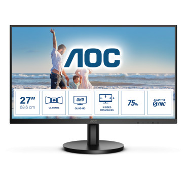 27" AOC QHD Q27B3MA, черный