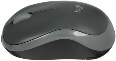 Logitech M186, беспроводная, 1000dpi, черный/серый