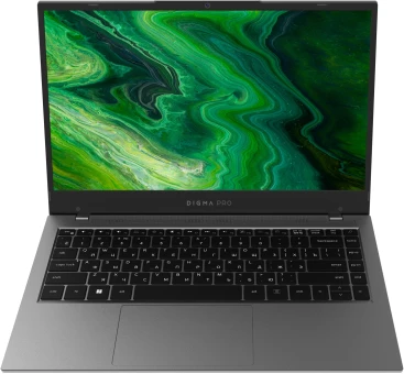 Ноутбук Digma Pro Fortis M Ryzen 5 7430U 16Gb SSD512Gb AMD Radeon Graphics 14.1" IPS FHD (1920x1080) Windows 11 Pro grey WiFi BT Cam 4250mAh (DN14R5-ADXW01)