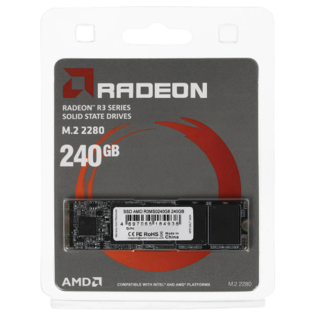 AMD Radeon R3 240GB M.2 2280 SATA 6Gb/s R3MS0240G8