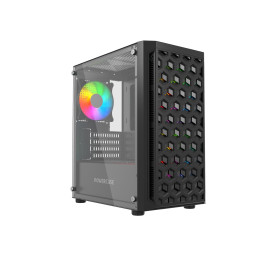 Powercase Mistral Micro T3B, mATX, 3x120mm, Black, CMIMTB-L3