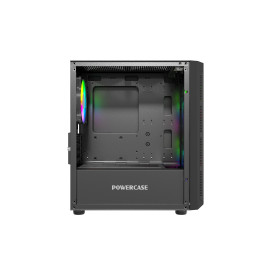 Powercase Mistral Micro T3B, mATX, 3x120mm, Black, CMIMTB-L3