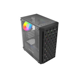 Powercase Mistral Micro T3B, mATX, 3x120mm, Black, CMIMTB-L3
