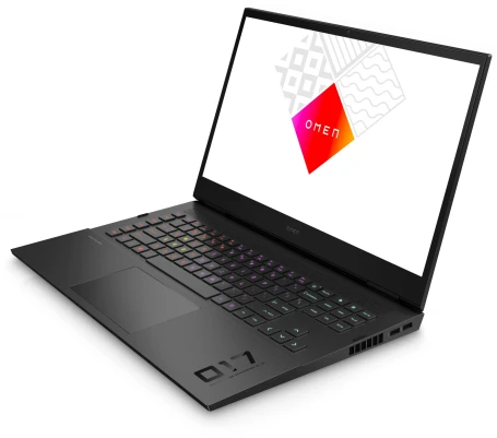 Ноутбук HP Omen 17-cm2006ci Core i7 13700HX 16Gb SSD1Tb NVIDIA GeForce RTX4070 8Gb 17.3" IPS QHD (2560x1440) FreeDOS black WiFi BT Cam (A1AB9EA)