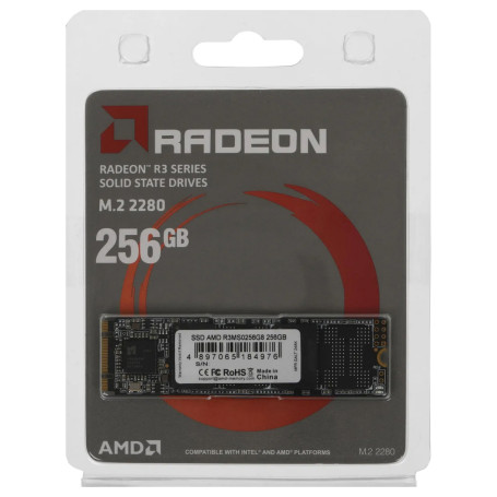 AMD Radeon R3 256GB M.2 2280 SATA 6Gb/s R3MS0256G8