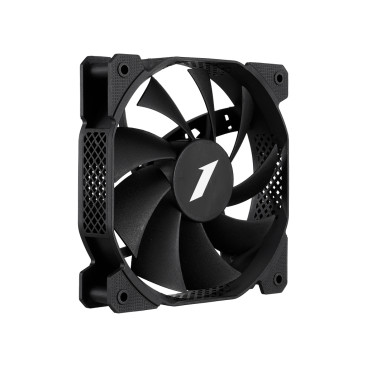 Вентилятор 1STPLAYER F Black / 120mm 3pin 12V 1100rpm 35.00cfm 23.00dBA / F-BK-3P / BULK