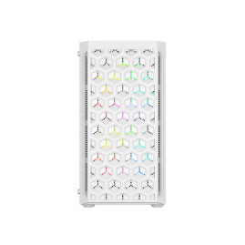 Powercase Mistral Micro T3W, mATX, 3x120mm, White, CMIMTW-L3