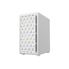 Powercase Mistral Micro T3W, mATX, 3x120mm, White, CMIMTW-L3