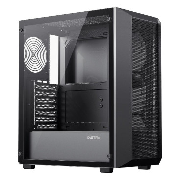 XASTRA A406 4ARGB, ATX, 4x120mm ARGB, Black, A406-4FC12A