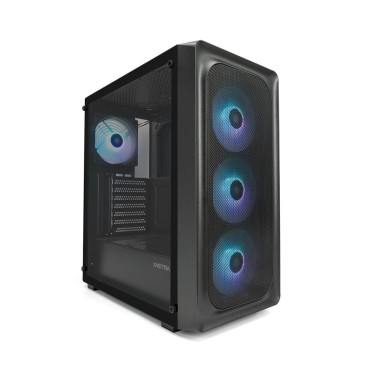 XASTRA A407 4ARGB, ATX, 4x120mm ARGB, Black, A407-4FC12A