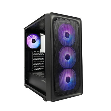 XASTRA A407 4ARGB, ATX, 4x120mm ARGB, Black, A407-4FC12A