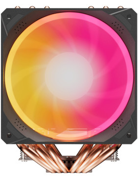upHere D6SEC Black ARGB TDP 260W DUAL FAN 120mm