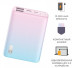 Мобильный аккумулятор ZMI QB817 10000mAh QC3.0/PD3.0 22.5W 3A 2xUSB-A/USB-C голубой/розовый (QB817 COLOR)