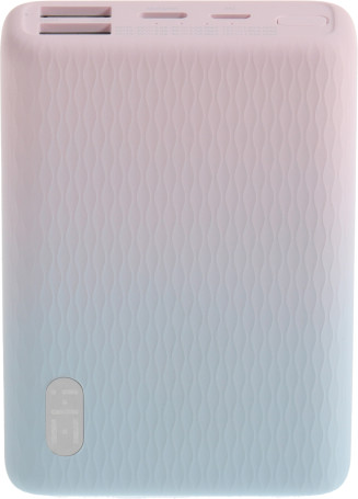 Мобильный аккумулятор ZMI QB817 10000mAh QC3.0/PD3.0 22.5W 3A 2xUSB-A/USB-C голубой/розовый (QB817 COLOR)