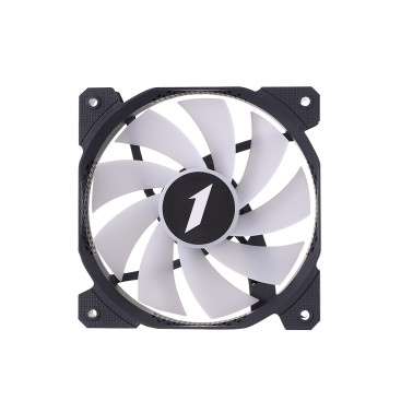 Вентилятор 1STPLAYER F1R Black / 120mm Reverse FRGB 3pin 12V 1100rpm 38.98cfm 21.97dBA / F1R-BK-3P / BULK