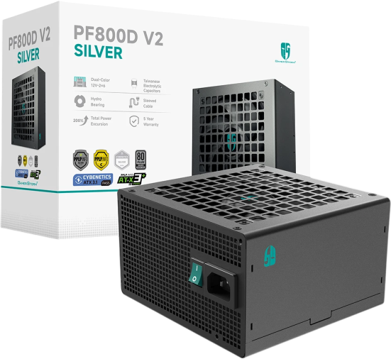 Deepcool GAMERSTORM PF800D V2, ATX 3.1 , 800W, 80 PLUS Silver