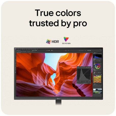 31.5" LG 4K 32U720A-B, черный