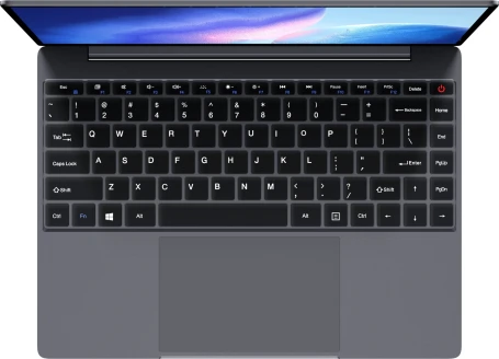 Ноутбук Chuwi Corebook X 14 Core i5 12450H 16Gb SSD512Gb Intel UHD Graphics 14" IPS 2K (2160x1440) Windows 11 Home grey WiFi BT Cam 4000mAh (1746473)