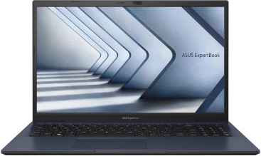 Ноутбук Asus ExpertBook B1 B1502CVA-BQ0969 Core i5 1335U 16Gb SSD512Gb Intel Iris Xe graphics 15.6" IPS FHD (1920x1080) FreeDOS black WiFi BT Cam (90NX06X1-M013V0)