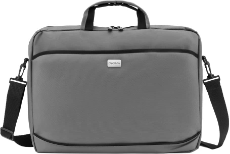 Сумка для ноутбука 17.3" Digma W-211 серый полиэстер (W211GBK)