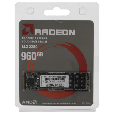 AMD Radeon R3 960GB M.2 2280 SATA 6Gb/s R3MS0960G8