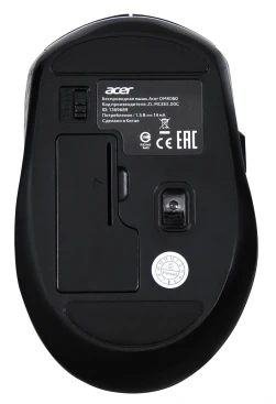 Acer OMR060, беспроводная, 1600dpi, черный