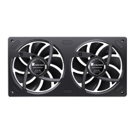Вентилятор JONSBO ZA-240BR (2 in 1) 242х123х28мм REVERSE (20шт/кор, PWM, ARGB LED, 700-2400об/мин, черный) Retail