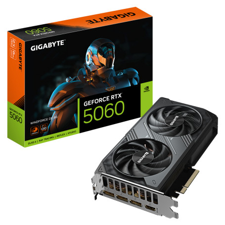 Gigabyte NVIDIA GeForce RTX 5060 WINDFORCE OC 8GB (GV-N5060WF2OC-8GD)