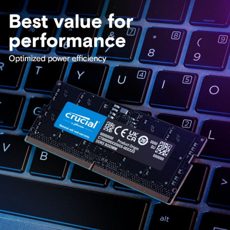 Crucial 16GB DDR5 4800 SO-DIMM CB16GS4800
