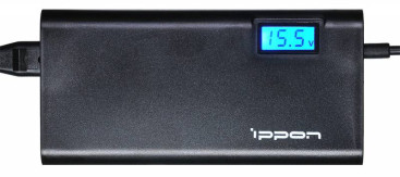 Блок питания Ippon SD90U автоматический 90W 15V-19.5V 11-коннект. 4.5A 2.1A от бытовой электросети LСD индикатор