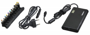 Блок питания Ippon SD90U автоматический 90W 15V-19.5V 11-коннект. 4.5A 2.1A от бытовой электросети LСD индикатор