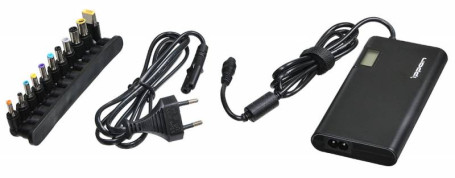 Блок питания Ippon SD90U автоматический 90W 15V-19.5V 11-коннект. 4.5A 2.1A от бытовой электросети LСD индикатор