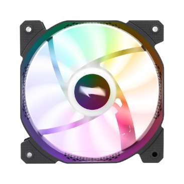 Вентилятор 1STPLAYER F1 Black / 120mm FRGB 3pin 12V 1100rpm 38.98cfm 21.97dBA / F1-BK-3P / BULK