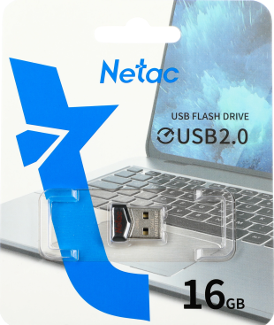 USB Flash 16 ГБ Netac UM81 USB 2.0, черный