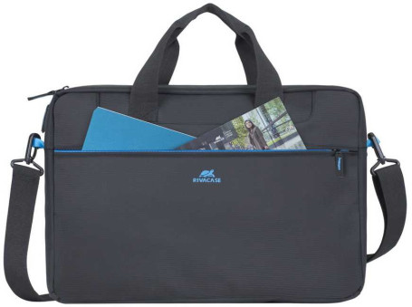Сумка для ноутбука 16" Riva 8057 черный полиэстер (8057 BLACK)